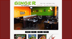 Desktop Screenshot of gingerthairestaurant.org